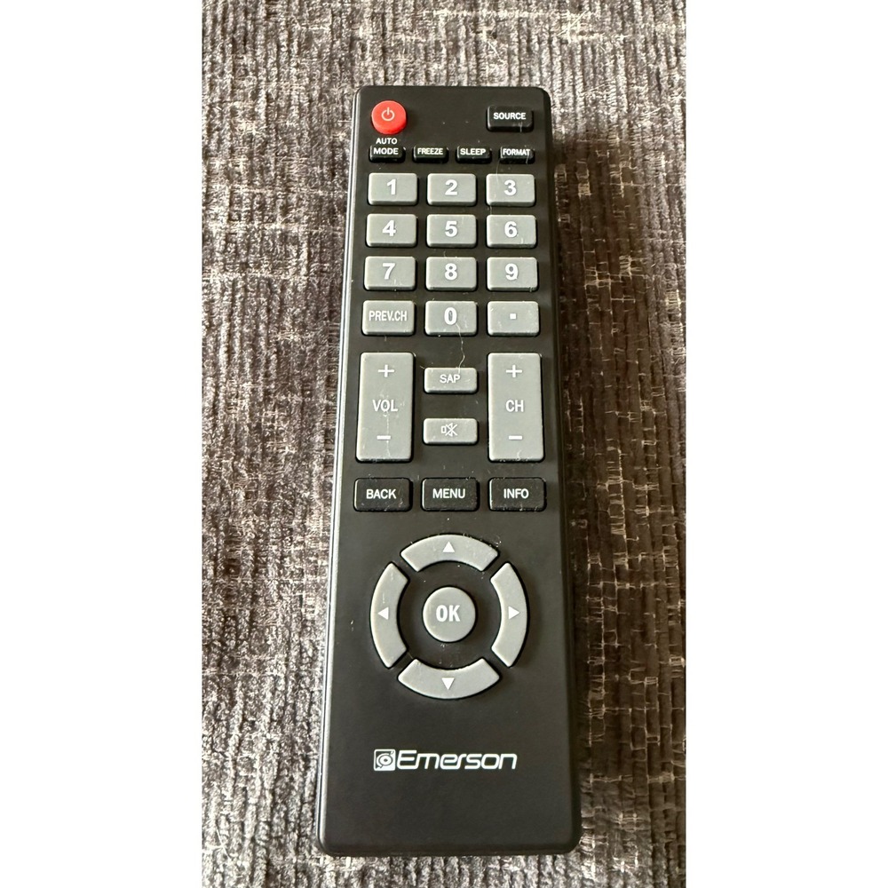 Emerson NH400UD TV Remote Control Black Excellent Genuine Replacement
